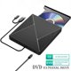 thumbnail image 2 of Unidad de DVD Externa USB 3.0 Grabadora de CD-ROM Grabadora de CD DVD USB Tipo C de Interfaz Dual Portátil para Computadora Portátil, 2 of 5