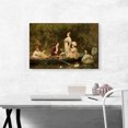 thumbnail image 2 of ARTCANVAS Fair Quiet And Sweet Rest 1872 Canvas Art Print by Luke Fildes - Size: 26" x 18" (0.75" Deep), 2 of 9