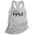 thumbnail image 1 of Vintage 1992 Tank Top, Ladies Racerback Tank Top, 30th Birthday Tank, Thirtieth Birthday Tank, B-day Tank, Silver Gray, Medium, 1 of 3