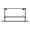 Black, variant on ToppiJoy 31.5in Wall Clothing Rack for Hanging Dresses Clothes, Storage Organizer Garment Racks for Boutique Retail Gold