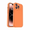 thumbnail image 1 of xixishop Compatible with iPhone 14 Pro Max Case, Liquid Silicone Upgrade [Camera Protection] [Soft Anti-Scratch Microfiber Lining] Shockproof Phone Case for iPhone 14 Pro Max 6.7 inch - Bright Orange, 1 of 4