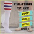 thumbnail image 3 of Yacht & Smith Men's & Women's Wholesale Bulk Cotton Tube Socks, Referee Style, by SOCKS'NBULK, 3 of 7