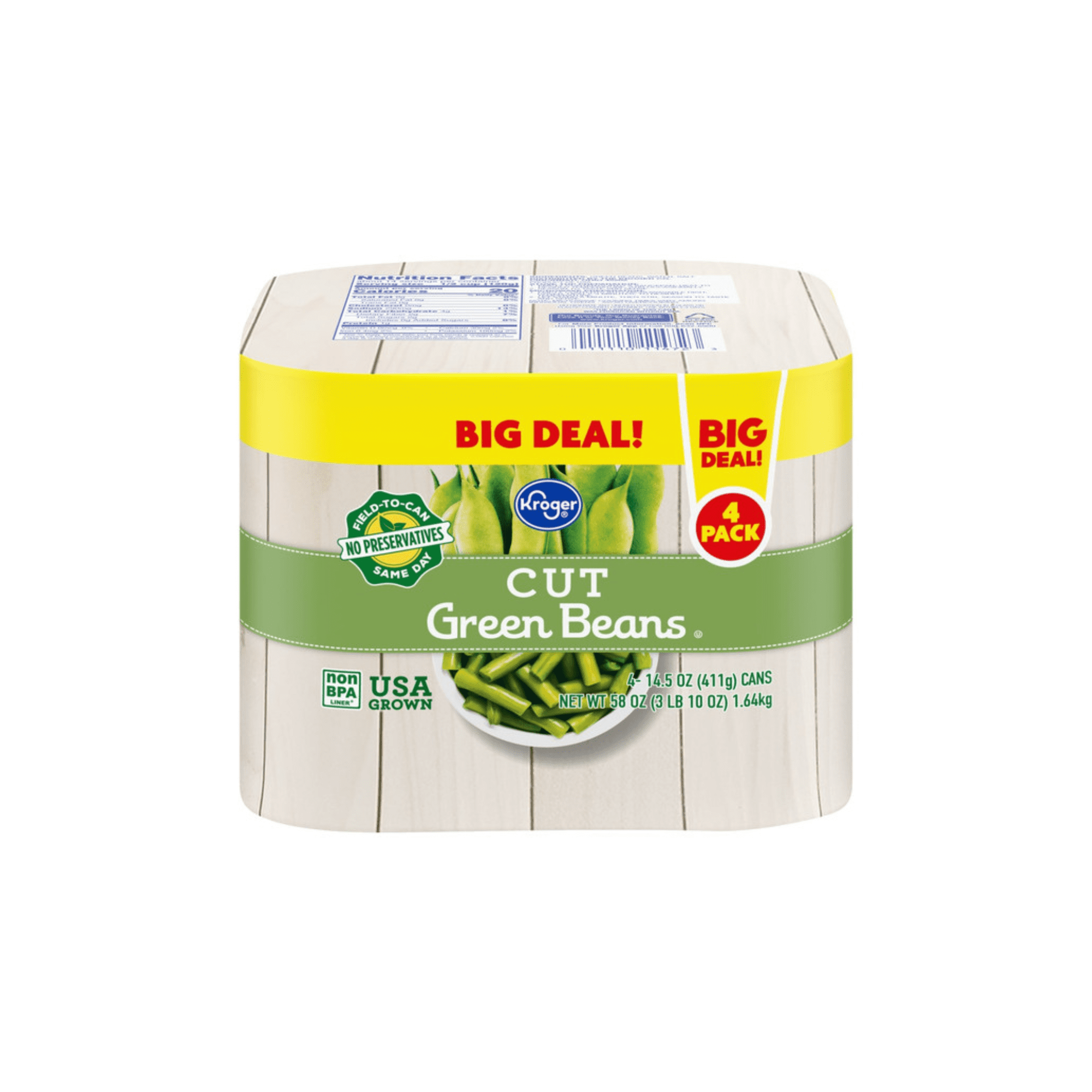 Green Giant Cut Green Beans, 14.5 Ounce (Pack Of 4) Cans - Walmart.com
