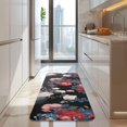 thumbnail image 4 of Pioneer Flower Floral Print Pattern Kitchen Rug Mat,Kitchen Runner Rugs Non Skid Washable,Decorative Kitchen Floor Mats for Kitchen,Sink,Laundry,17"x47.2", 4 of 7