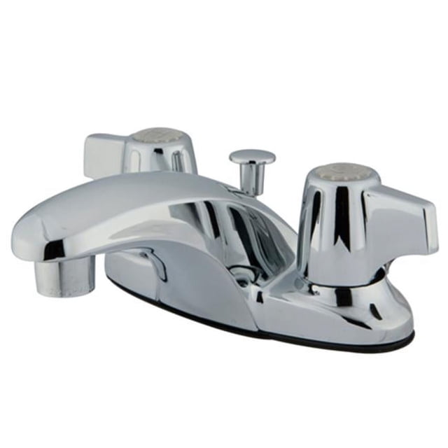 Kingston Brass KB620 Two Handle 4 in. Centerset Lavatory Faucet with Retail Pop-up