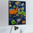 Patifu Wooden Jigsaw Puzzle Garbage Truck, Garbage Cans, Recycler Theme