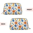 thumbnail image 3 of Naloa Flower Leather Makeup Bag for Purse Travel, Portable Small Cosmetic Organizer for Women and Girls, Make up Bag with Zipper, 3 of 8