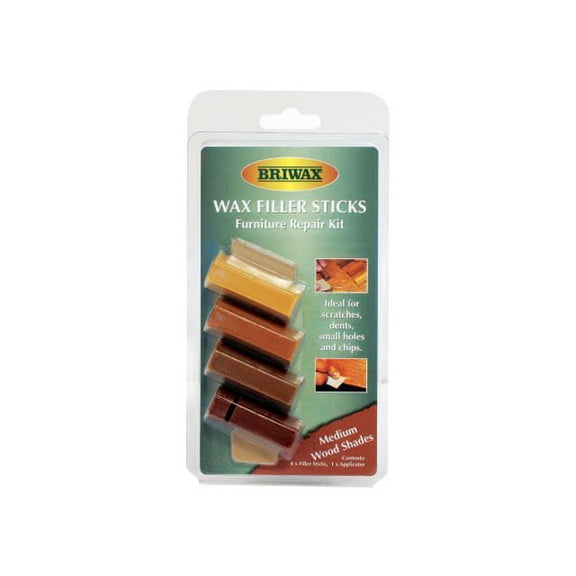 Briwax - Wax Filler Sticks Medium Wood Shades (Pack 4)