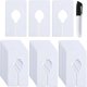 thumbnail image 1 of 30 divisores de armario para colgar ropa - Divisores de tamaño de ropa rectangulares, juego de divisores de armario 1,5 veces más blancos con marcador, 1 of 5