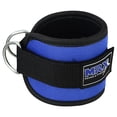 thumbnail image 2 of MRX Weight Lifting Ankle D Ring Straps GYM Workout Weightlifting Thai Strap Blue (Single), 2 of 2