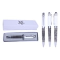 thumbnail image 3 of Trendy Zone 21 Eastern Star Logo and Symbols Black Ink Ballpoint Pen, White Cap Official Ballpoint Pen, Perfect for Freemasons and Masonic Collectors - Gift Set, 3 of 8
