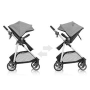 Evenflo Omni Plus Travel System with LiteMax Infant Car Seat, Mylar Gray
