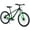 Blackish Green, variant on Harmie 24 Inch Mountain Bike Adult Bicycle Steel Frame Single Speed Disc Brakes City Commuter Outdoor Fitness Bike Pink