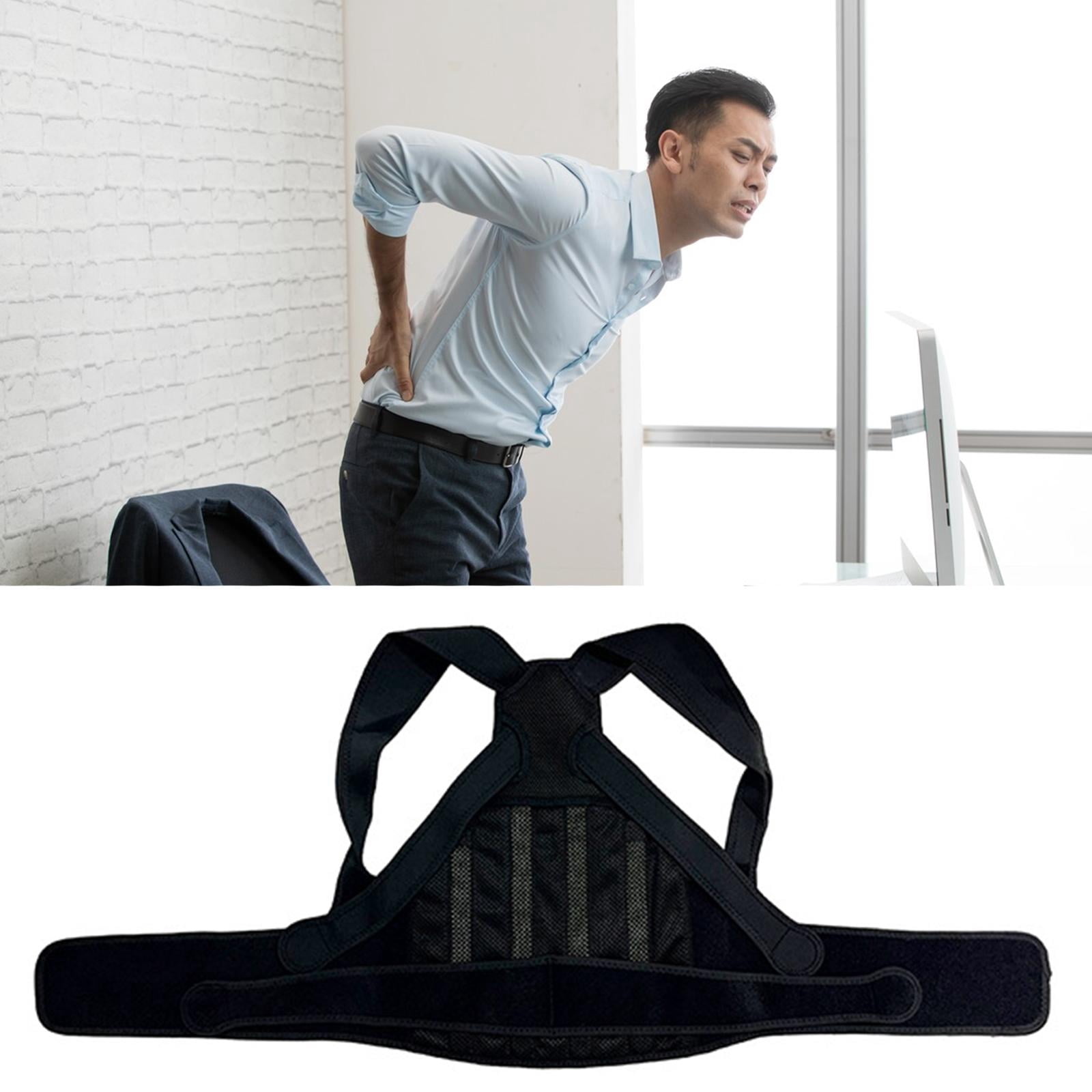 Zxpjkyu Posture Corrector Belt ,Back Support Back Straightener Support Strap, Corrective L