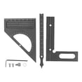 thumbnail image 2 of Escuadra Angular de Carpintería de Aleación de Aluminio, Transportador de Carpero 3d Ajustable de 0 A 180, Herramienta de Medició, 2 of 7