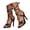 Black, variant on Strappy Heels for Women Lightweight Boho Beaded Tie up Stiletto Heel Dressy Shoes Pointed Open Toe Wedding Sandals Black Size 7