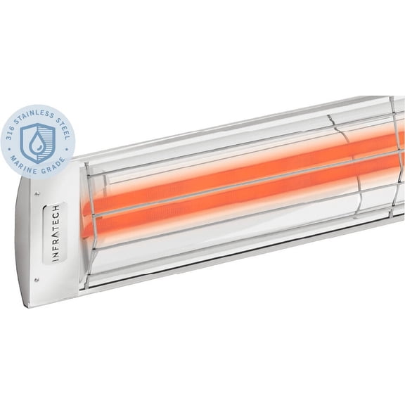 Infratech CD6024MG Infrared Electric Patio Heater Stainless Steel Marine Grade