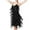 Black dresses for women 2023, variant on Usmixi Dresses for Women Cocktail Party Prom Sexy Sequin Feather Patchwork Strap Mini Dresses V-Neck Sleeveless Solid Summer Short Formal Dress Gray l