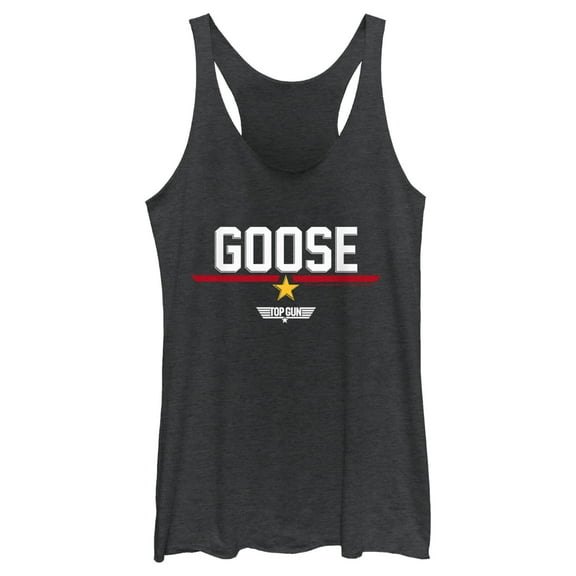 Women's Top Gun Nick "Goose" Bradshaw Logo  Racerback Tank Top