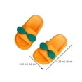 thumbnail image 3 of 1 par de adorables zapatillas cómodas para niños zapatillas Supply-Soled (Naranja), 3 of 6