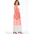 thumbnail image 3 of Woman Within Plus Size Colorblock Tiered Dress, 3 of 4