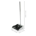thumbnail image 2 of HLONK Stainless Steel Dustpan Garbage Dustpan Home Cleaning Dustpan Refuse Container, 2 of 7