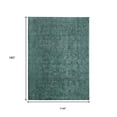 thumbnail image 3 of HomeRoots 617254 9 x 13 ft. Green & White Hand Woven Rectangle Area Rug, 3 of 5