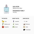 thumbnail image 2 of Hollister Men's Wave for Him EDT Spray 1 oz Fragrances 7785562295172, 2 of 2