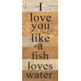 thumbnail image 1 of SolarX Eyewear Te amo como un pez ama el agua... Cartel de pared, 1 of 1