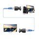 thumbnail image 3 of unbranded 2Ud Adaptador Vga Extensor Convertidor Con Conector Red Para Y Monitor En Negro, 3 of 8