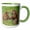 Green/White, variant on 3drose, Olympic Marmots, Youngsters Playing, 11oz Mug