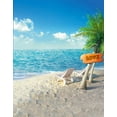 thumbnail image 1 of BSDHOME Polyester 5x7ft Sea Beach Love Coconut Tree Photography Backdrops Photo Props Studio Background, 1 of 2