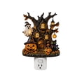 thumbnail image 2 of Halloween Tree House Plug In Night Light, Acrylic Ghost Pumpkin Wall Nightlight with Warm Glow, Spooky Decor for Bedroom Hallway Entryway Home, 2 of 6
