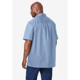 thumbnail image 3 of KingSize Men's Big & Tall Wrinkle-Resistant Short Sleeve Button Down, 3 of 5