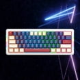 thumbnail image 1 of Teclado para juegos de 61 teclas, interfaz tipo C, retroiluminación RGB de 1000 mAh para tableta y portátil, 1 of 5