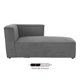 thumbnail image 1 of Chaise lounge brazo derecho Brera - Gris oscuro GAIA Brera, 1 of 7