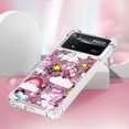 thumbnail image 4 of Phone Case for Xiaomi Poco X4 Pro 5G,Crystal Bling Quicksand Effect TPU Bumper Case with Four Corners Drop Protection Cover for Xiaomi Poco X4 Pro 5G,YBDT Pink Horse, 4 of 6