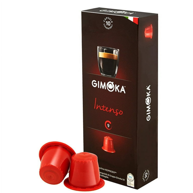 10 cápsulas GIMOKA sabor CHOCOLATE compatible Nespresso 
