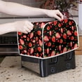 thumbnail image 2 of Yuyamidu Strawberry Toaster Cover 2-Slice Wide Slot Bread Maker Dust Cover Spill Proof Small Appliance Cover Home Kitchen Decorative Cover Microwave Dustproof Cover, 2 of 7