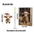 thumbnail image 4 of Cow Advent Calendar - 24 Days Farm Animal Christmas Countdown with Hanging Ornaments, 4 of 9