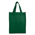 thumbnail image 3 of DALIX 10" Mini Shopping Totes Small Resuseable Bags for Women and Children in Dark Green-10 PACK, 3 of 6