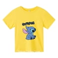 thumbnail image 5 of Lilo Stitch Anime Verano Múltiples Moda Camisetas Para Niños Cuello Redondo Casual Manga Corta Estampado Patrón, 5 of 5