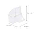 thumbnail image 2 of unbranded Comedero Transparente Para Jaula Material Acrílico Durable Y Fácil De Instalar, 2 of 8
