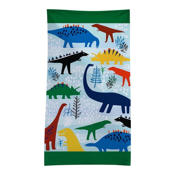 Taicans Value Beach Towels,Dinosaur Beach Towels,Beach Towels Bulk Toddler for Travel Pool Personalized Microfiber Oversized Quick Dry Pool Towel 60x30 Inch D