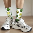 thumbnail image 6 of Logiee Avocado1 Print Adult Socks for Men & Women,Calf Socks, Ankle Socks,Boots Socks,Breathable Casual Sock,Unisex Crew Socks, 6 of 6