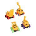 thumbnail image 4 of Coches De Juguete, Mini Cute 4 Formas Diferentes Mano De Obra Exquisita Fácil De Agarrar Modelo De Camión De Construcción Portátil Pequeño Para Regalo De Cumpleaños Para Cergrey Toy Cars, 4 of 8