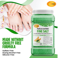thumbnail image 4 of SPA REDI - Detox Foot Soak Pedicure and Bath Fine Salt, Cucumber and Melon, 128 Oz - Made with Dead Sea Salts, Argan Oil, Coconut Oil, and Essential Oil - Hydrates, Softens and Moisturizes, 4 of 7