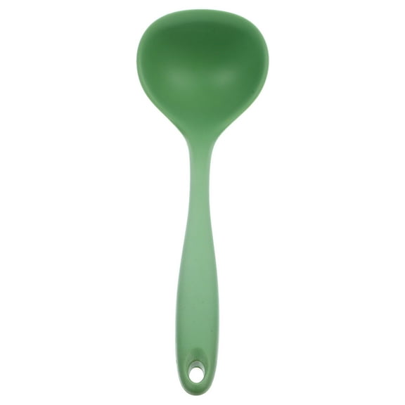 MLINS Large Silicone Soup Spoon Serving Ladle for Home Kitchen and Restaurant