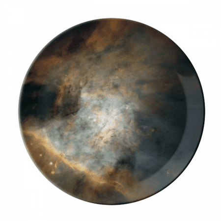 

Emerald White Nebulae Plate Decorative Porcelain Salver Tableware Dinner Dish