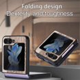thumbnail image 2 of Nalacover for Samsung Galaxy Z Flip 5 Case, Wooden Patterned Shockproof Luxury Folded Anti-Scratch Camera & Screen Raised Protection Phone Cover for Samsung Z Flip5 2023,
Woodcut, 2 of 9